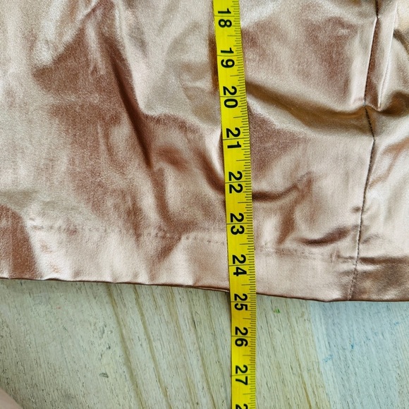 Zara bronze foil mini dress BLOGGERS FAVORITE!! NWT - Picture 14 of 14